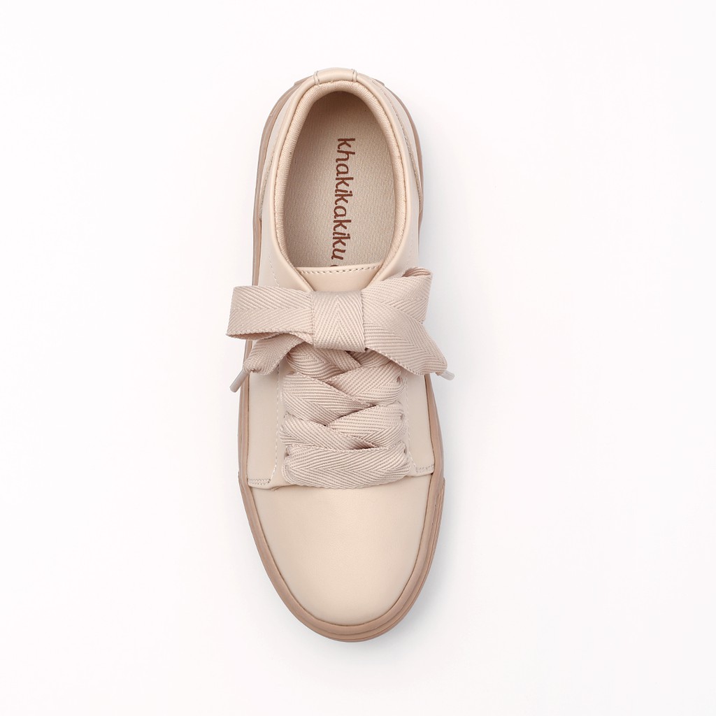 KHK by Khakikakiku Karen Cream Sneakers