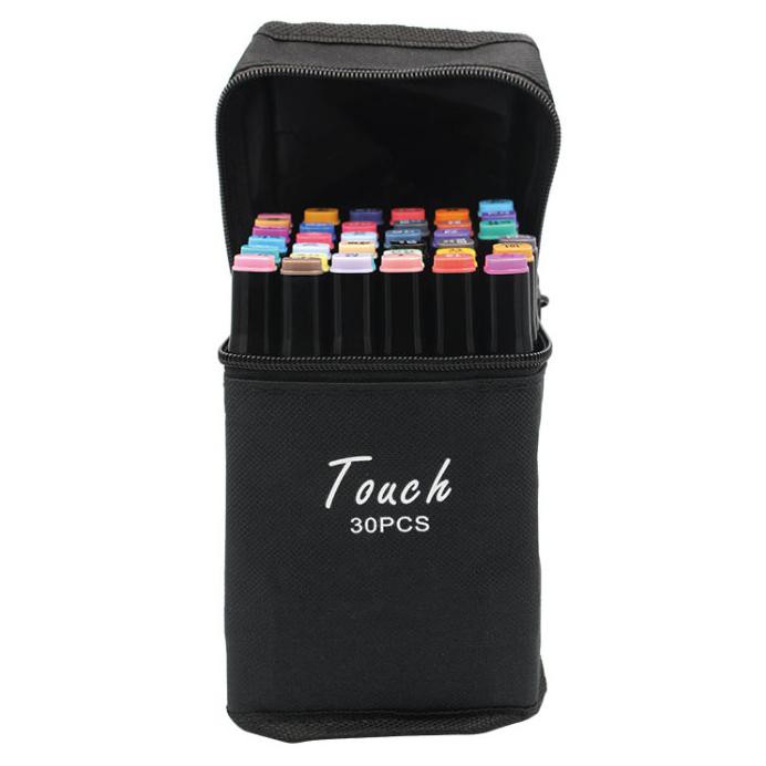 

TOUCH ART MARKER DOUBLE HEADED MARKER SET MULTI COLOR - 30 COLOR