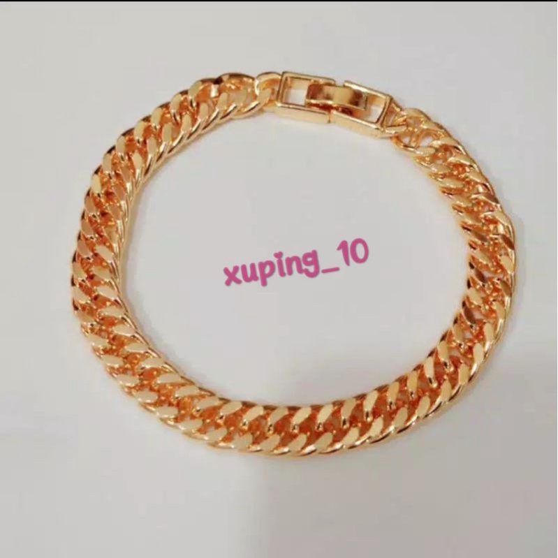 perhiasan xuping gelang tangan dewasa 18 cm