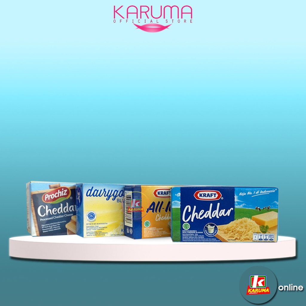 

Keju Cheddar Kraft, Prochize, Dairygold, Keju Cheddar