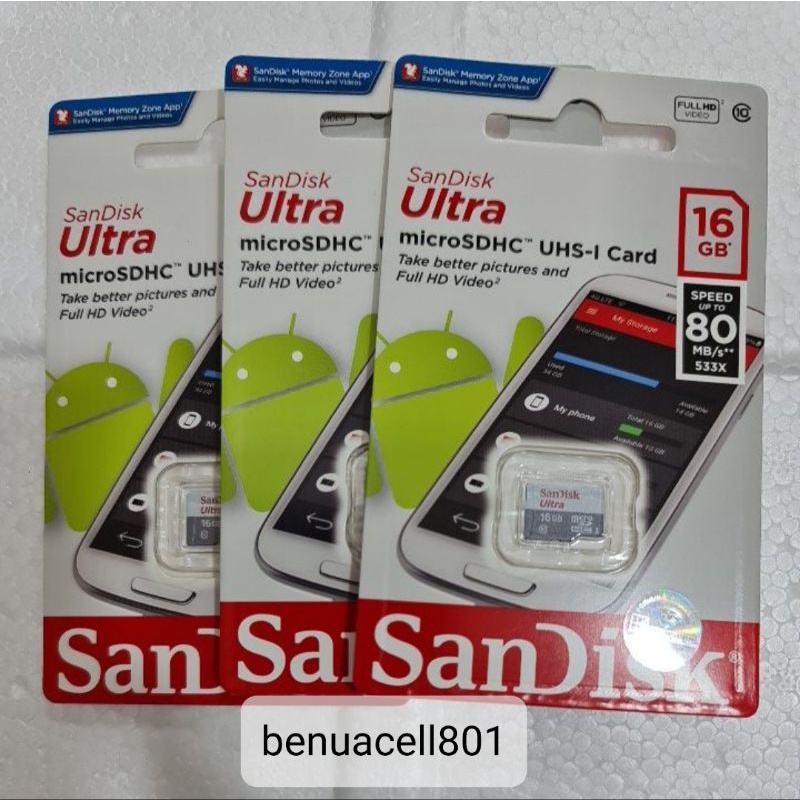 Memory sandisk kartu memory memory card Sandisk 16 GB original