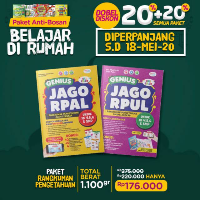 Paket GENIUS JAGO RPAL dan JAGO RPUL
