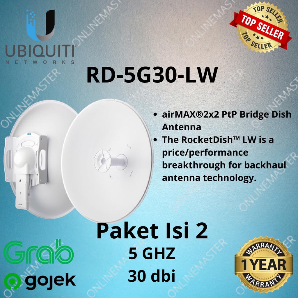 Ubiquiti RD-5G30-LW Ubnt rocketdish 30db RD5G30-LW isi 2