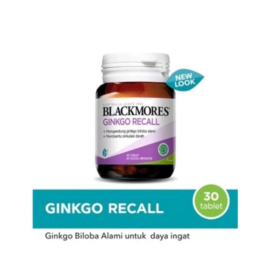 Blackmores Ginkgo Action/recall