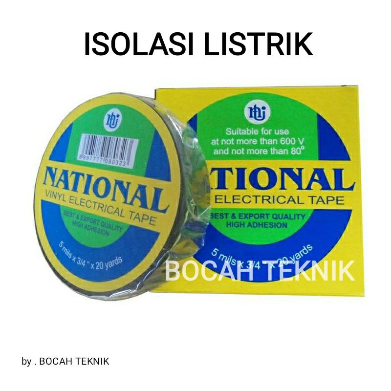 isolasi national - isolasi / solasi / isolator kabel listrik