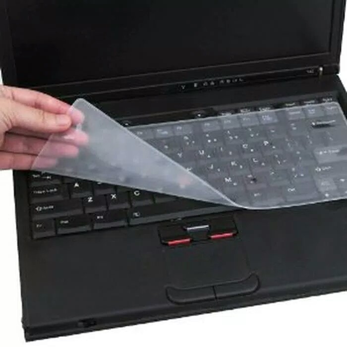 Keyboard Protector 10 12 14 inch pelindung Laptop Transparan elastis