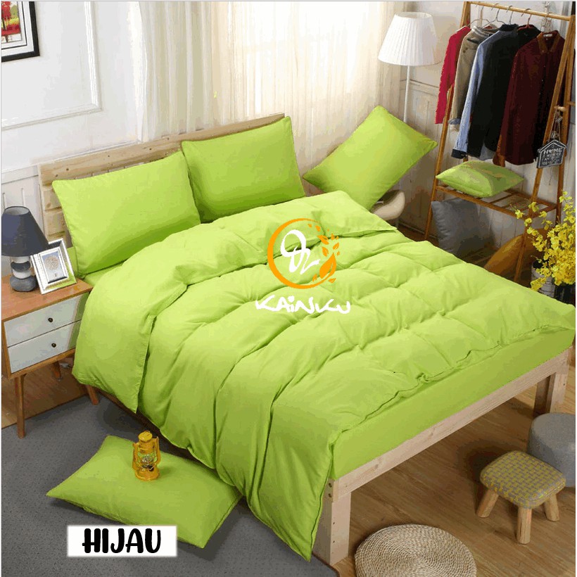 SPREI FULL KATUN Kualitas No 1 Shopee POLOS HOMEMADE UKURAN 180 160 140 120 100 90 200