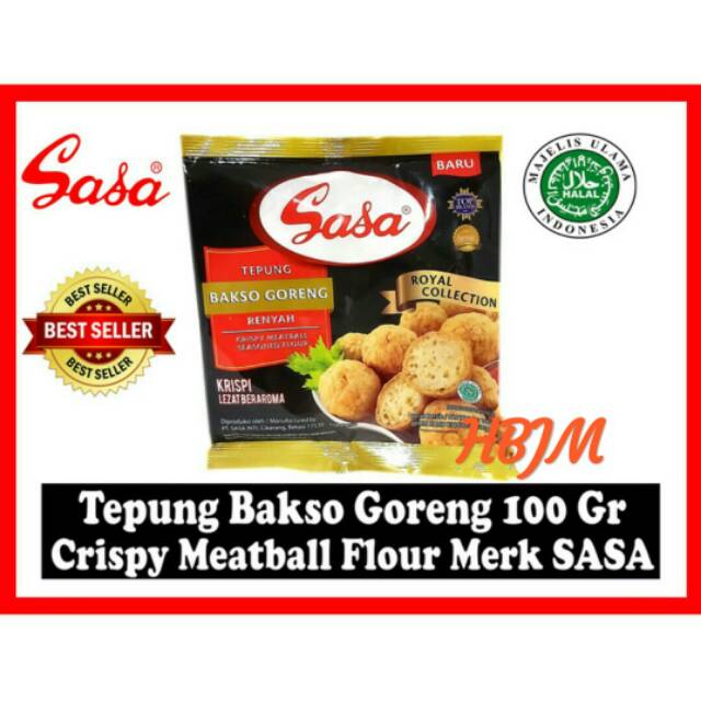 

TEPUNG BAKSO GORENG 100 GR MERK SASA
