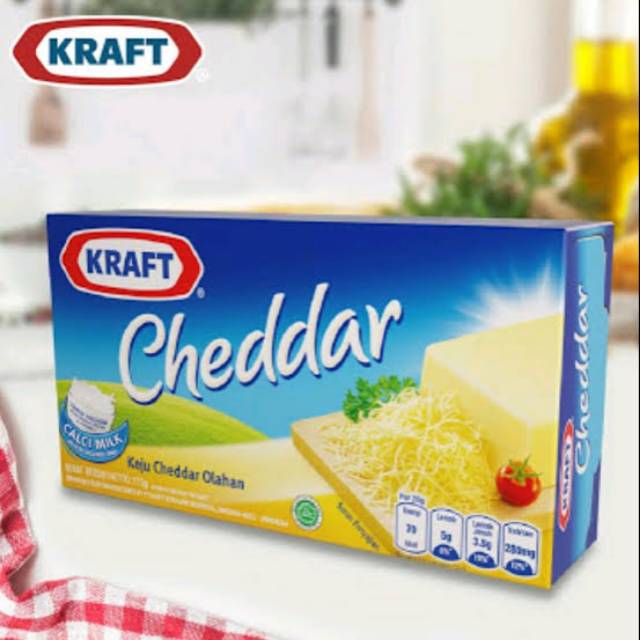 

Kraft Cheddar 165 gr / Cheese / Keju Cheddar 165gr