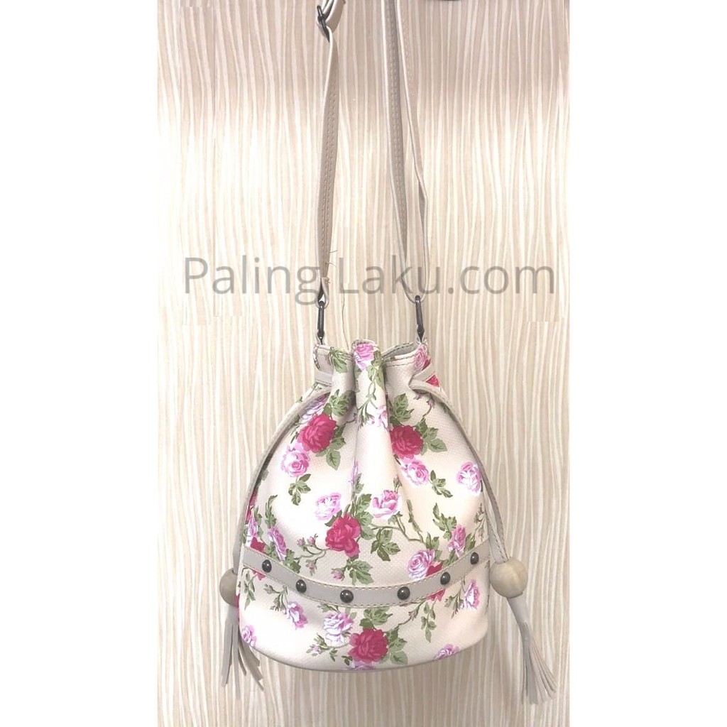 Valerie Korea Tas Fashion Serut Shabby Chic - Khaki