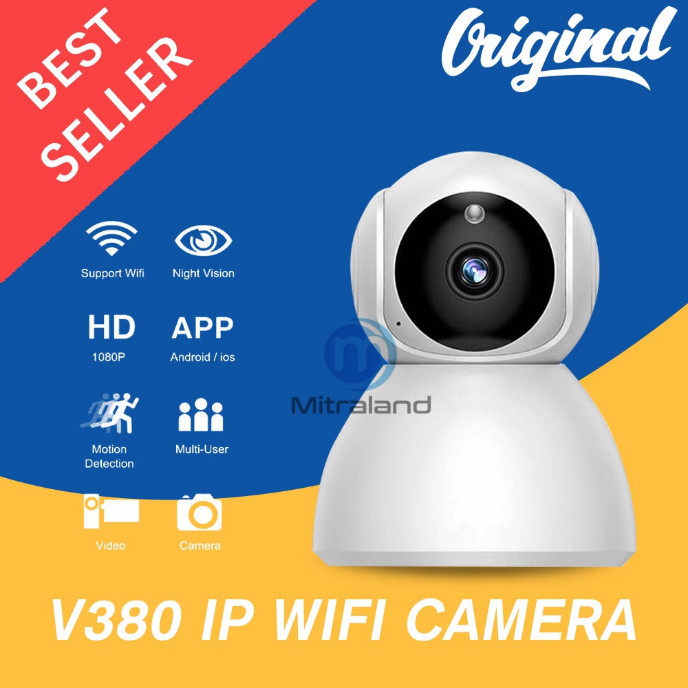 PTZ Wifi Smart Camera Snowman 1080P-2.0MP - Q7 [V380/V38PRO]
