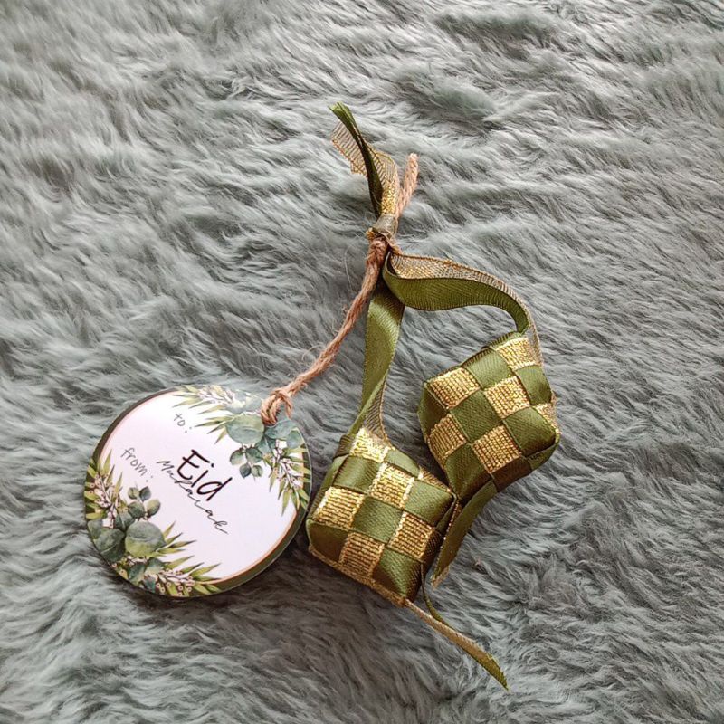 

ketupat mini hiasan Hampers