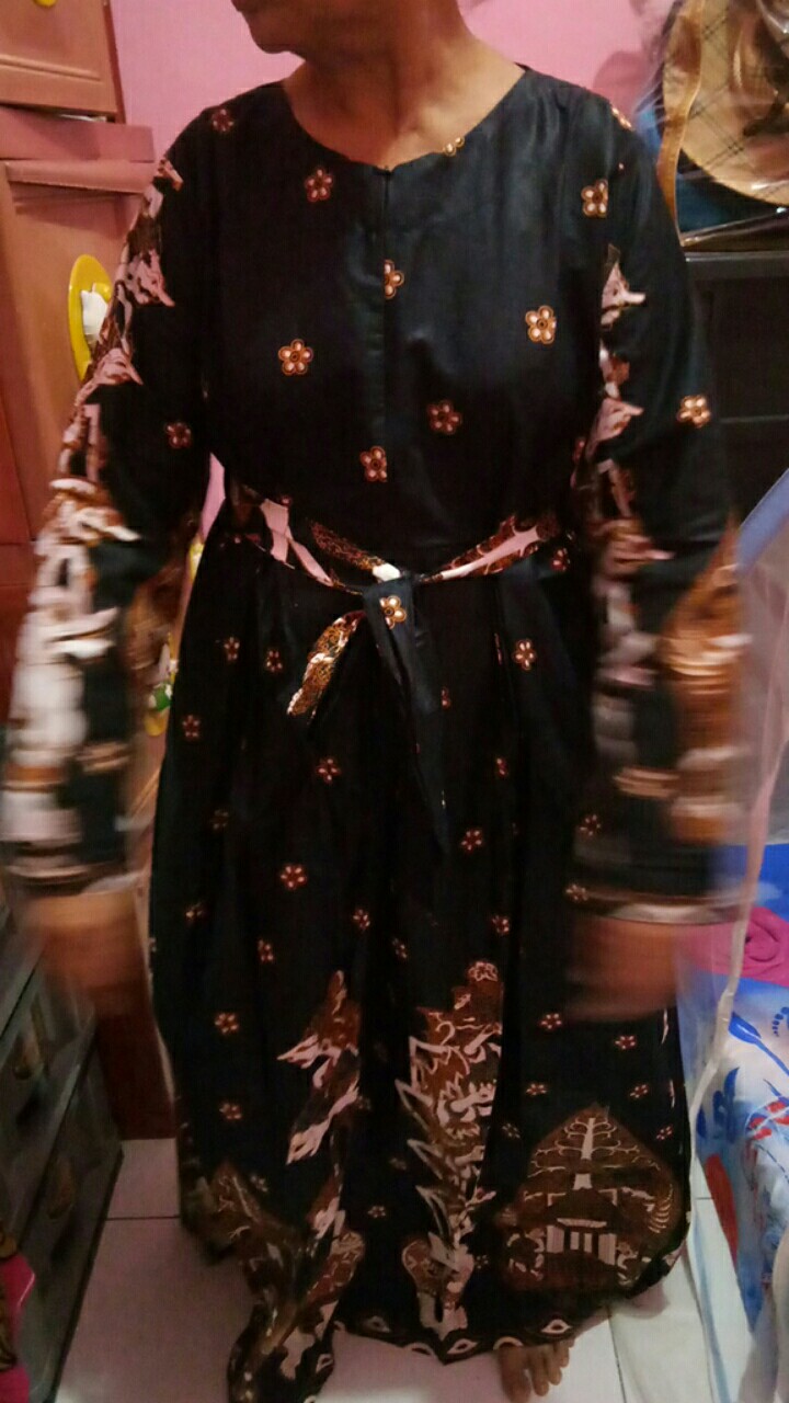 Gamis Batik (cod) Manggar Gamis Batik Pesta Model Terbaru 2020 Ada Gamis Jumbo