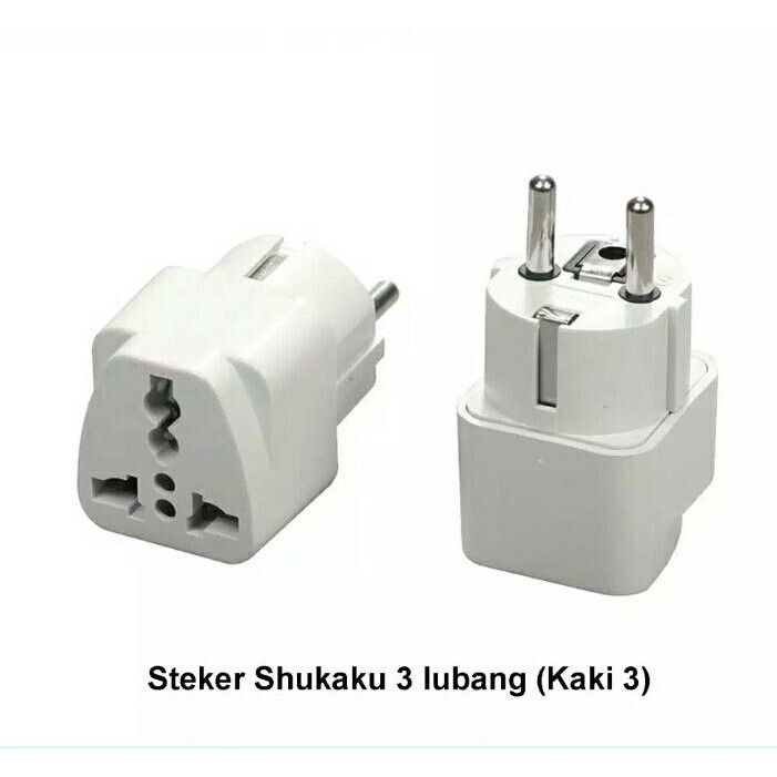 Over Steker Travel Adaptor Kaki 3 Ke 2 Universal Charger Handphone