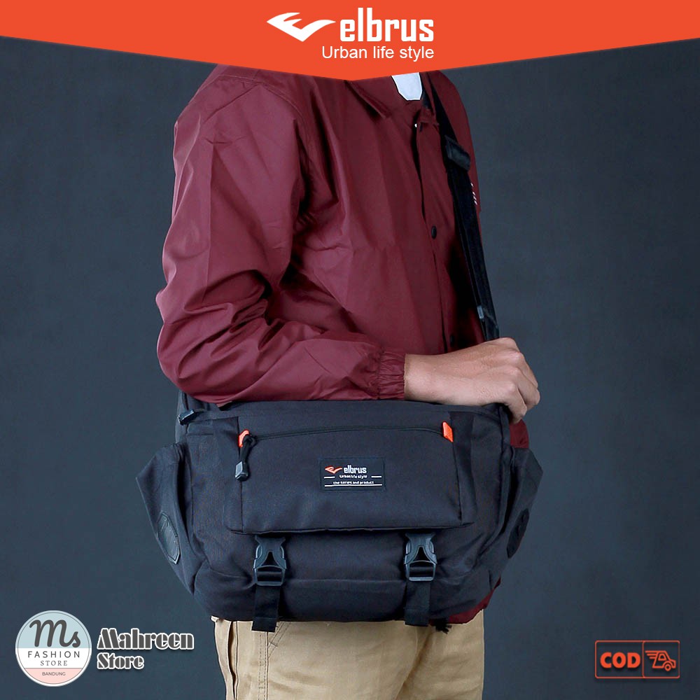 Tas Selempang Besar Tas Slingbag Tas Kerja Tas Laptop Pria - Elbrus | TL 751