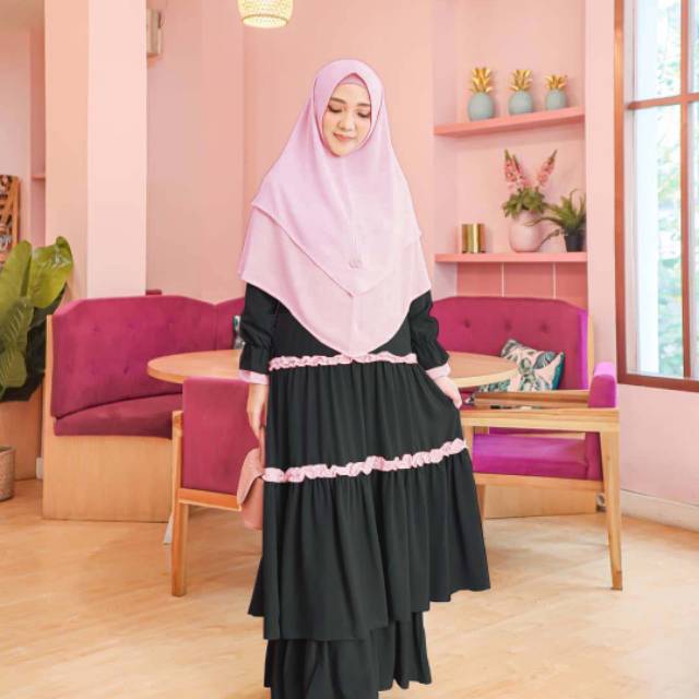 Gamis Syari Ceruty Baby doll