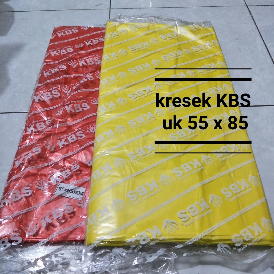 New Kantong kresek Jumbo / kresek KBS uk 55 x 85 Termurah