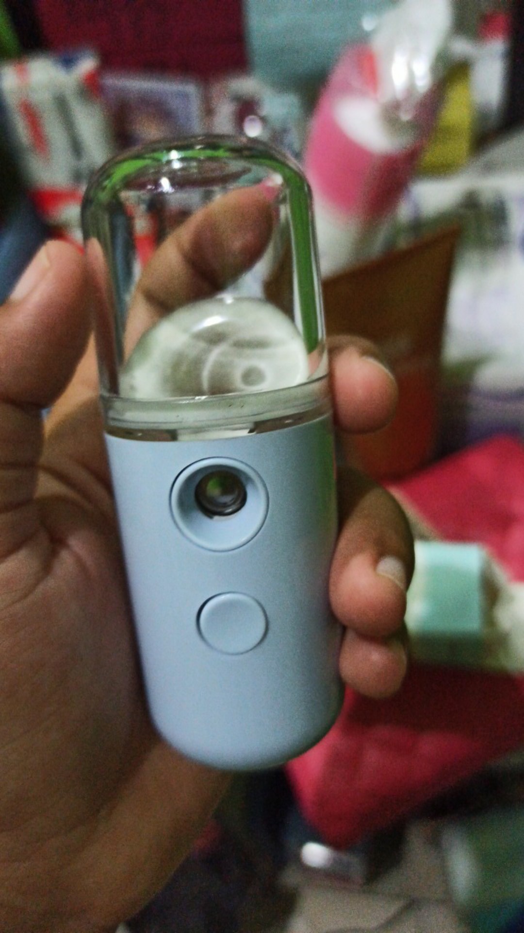 Nano Mister Air Humidifier Genggam Mini Portable Usb Rechargeable Untuk Wajah