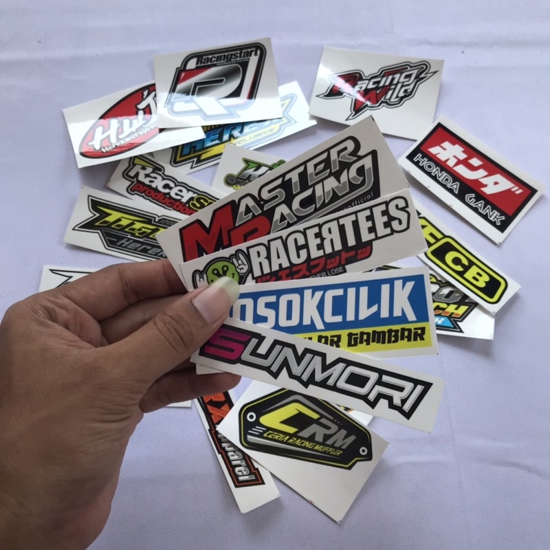 Stiker Motor Honda Gank - Isi 21- Racing Hell/ Rosok Cilik / Fake CB