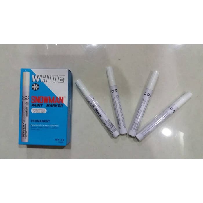 

Dijual Spidol SNOWMAN White Putih Murah