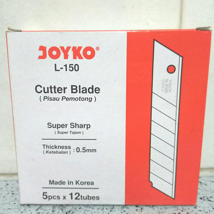 

Wow Joyko L-150 Cutter Blade 0.5Mm (Isi 12) Trendi