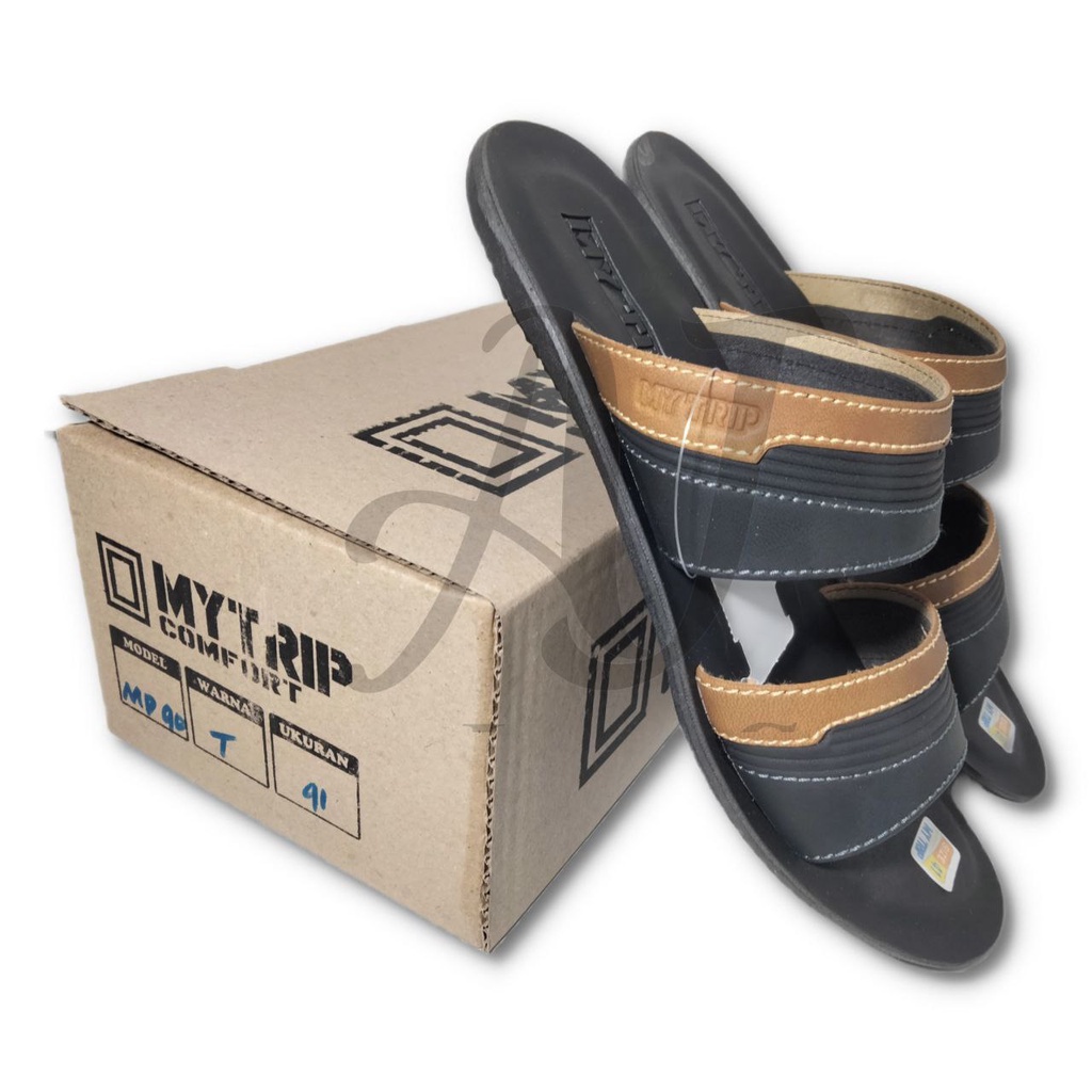 Sandal Slide Pria/ Sandal Casual Pria MY Trip Model MD 40