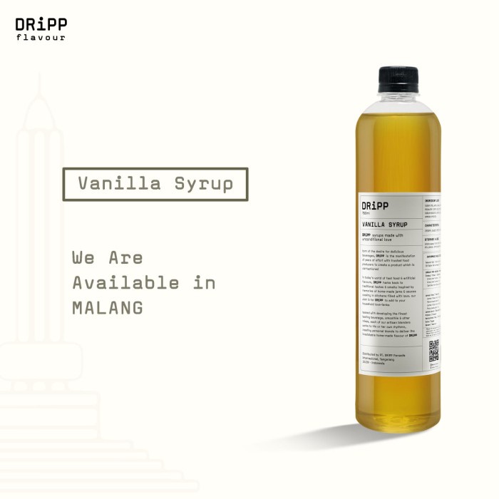 

DRiPP Vanilla Sirup