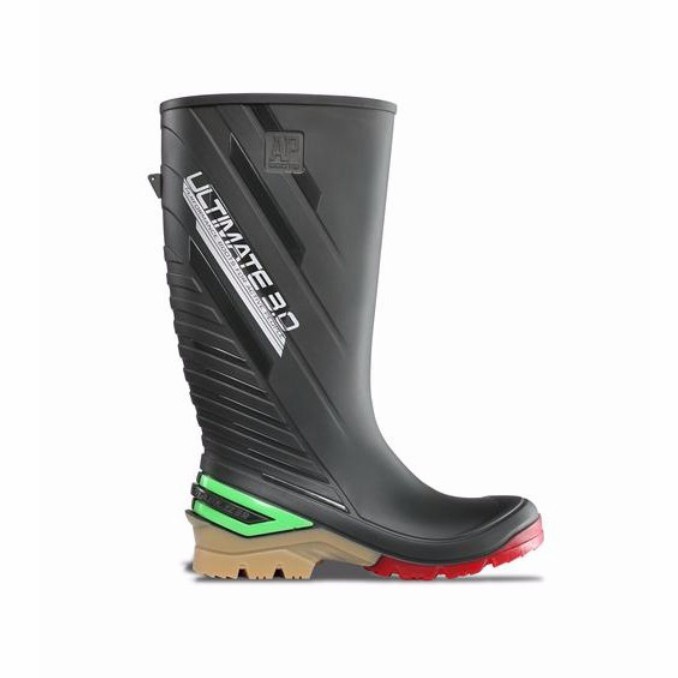 AP Boots Ap Ultimate Sepatu Safety Boots Karet Motor Panjang - 39
