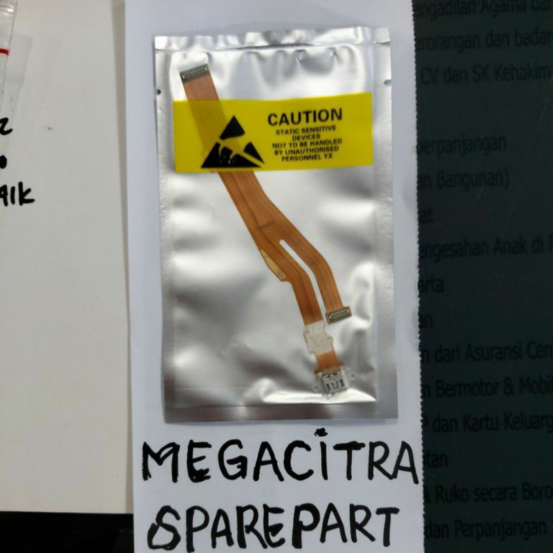 flexsibel conektor charger oppo F7 ori