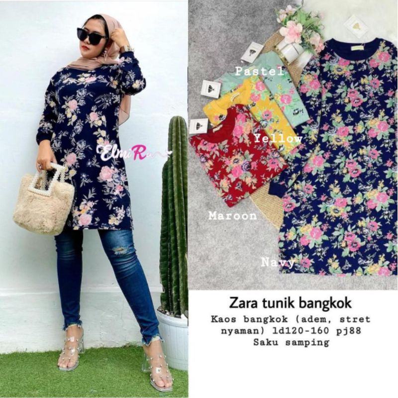 ZARA TUNIK BANGKOK ORI BY ELMIRA