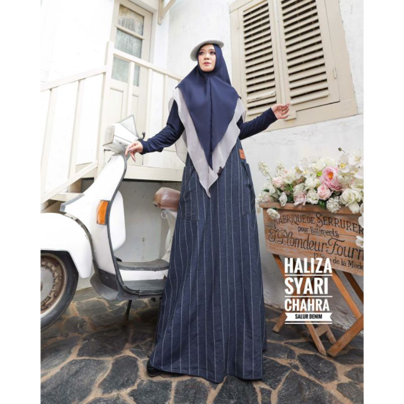 Chahra Salur Denim by haliza syari