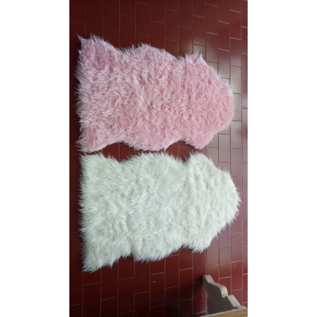 DISKON Kain Bulu Korea Warna Pink