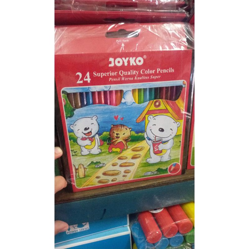 

pensil warna joyko isi 24 warna