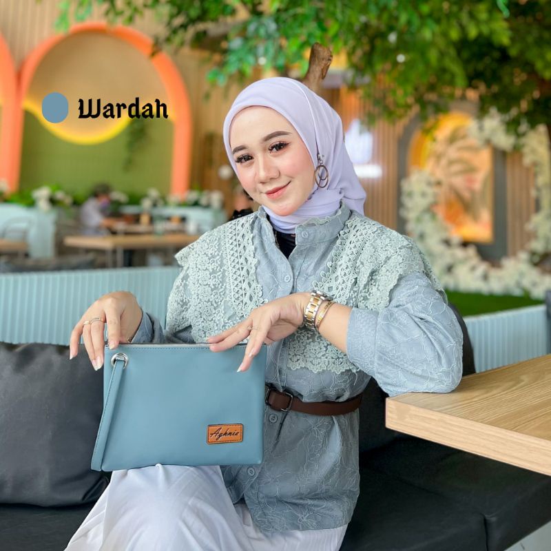 HAWA HANDBAG POUCH WANITA CHOCOLY BY AGHNIA