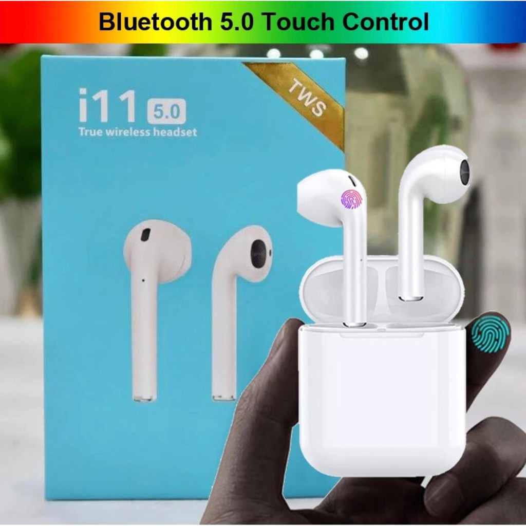 Bluetooth I11 TWS i11 TWS Touch Button Wireless Bluetooth Pop Up Window Earphone