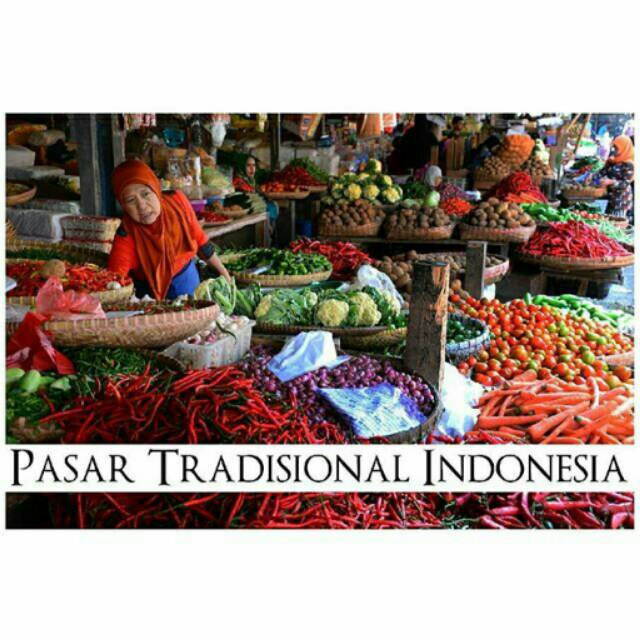 

PASAR TRADISIONAL INDONESIA KHAS MARKET KARTU POS POSTCARD POSTCROSSING SURAT FILATELI MURAH GROSIR