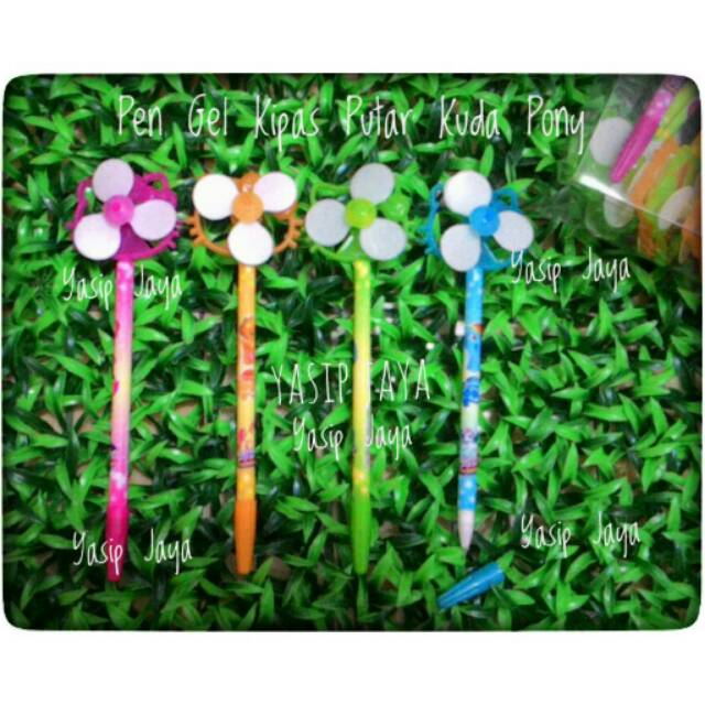

Pen Gel Kipas Putar Kuda Pony (9 pcs)