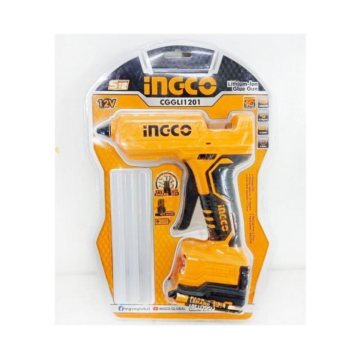 

Ingco Cggli1201 Mesin Lem Tembak Bakar Baterai Cordless Glue Gun 12V 059