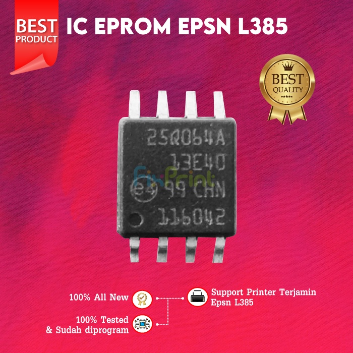 IC Eprom Printer Epson L385, IC Eeprom Reset Counter Board L385, Resetter Mainboard Epson L385