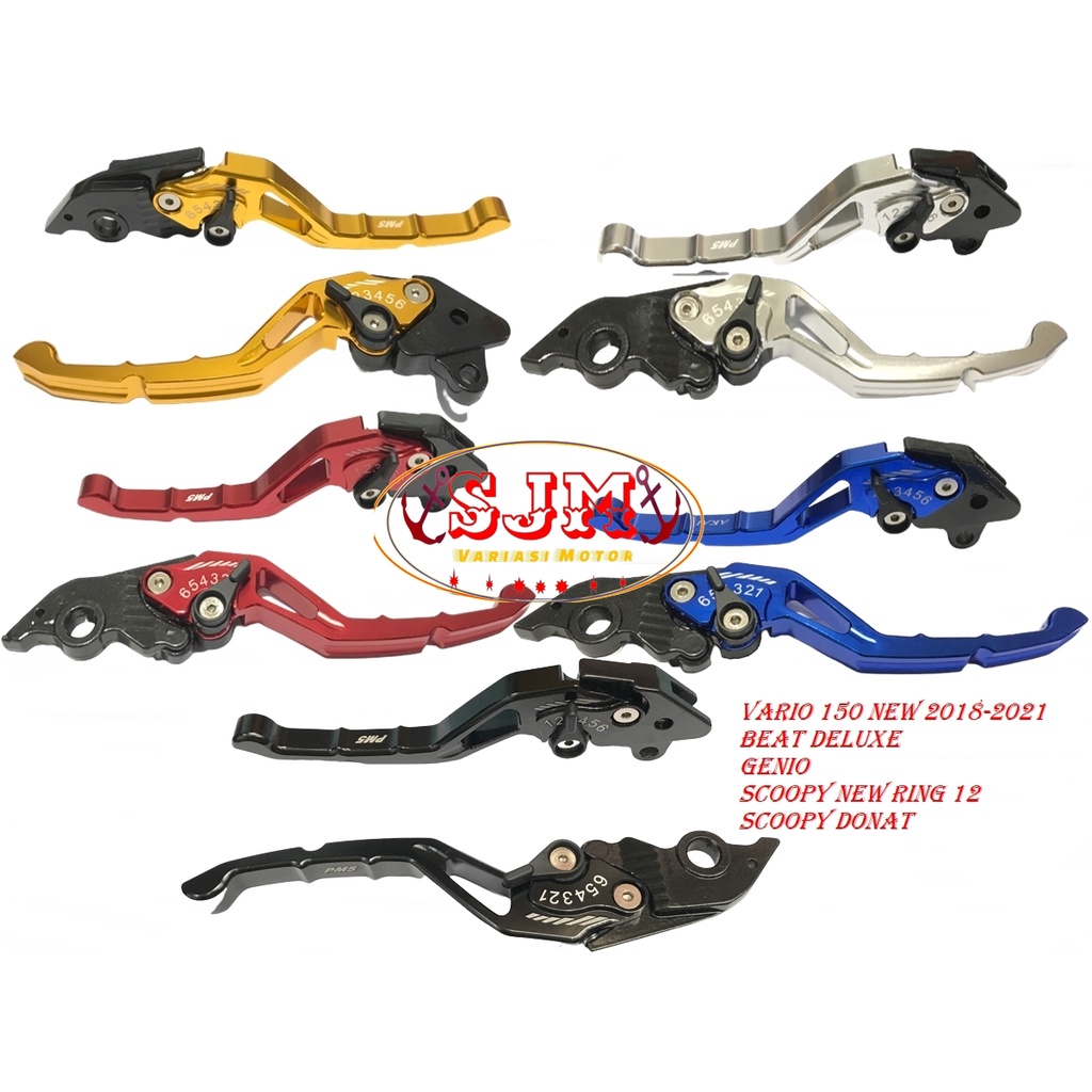 HANDLE REM BEAT DELUXE-VARIO 150 NEW-GENIO-SCOOPY RING 12 MOTOR HONDA BEAT TAHUN 2018-2021