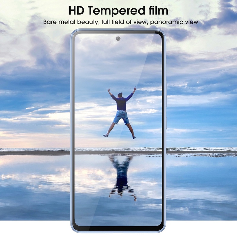 Pelindung Layar Tempered Glass 9H 3D Curved Anti Gores Ultra Tipis Untuk Samsung A53 / A73