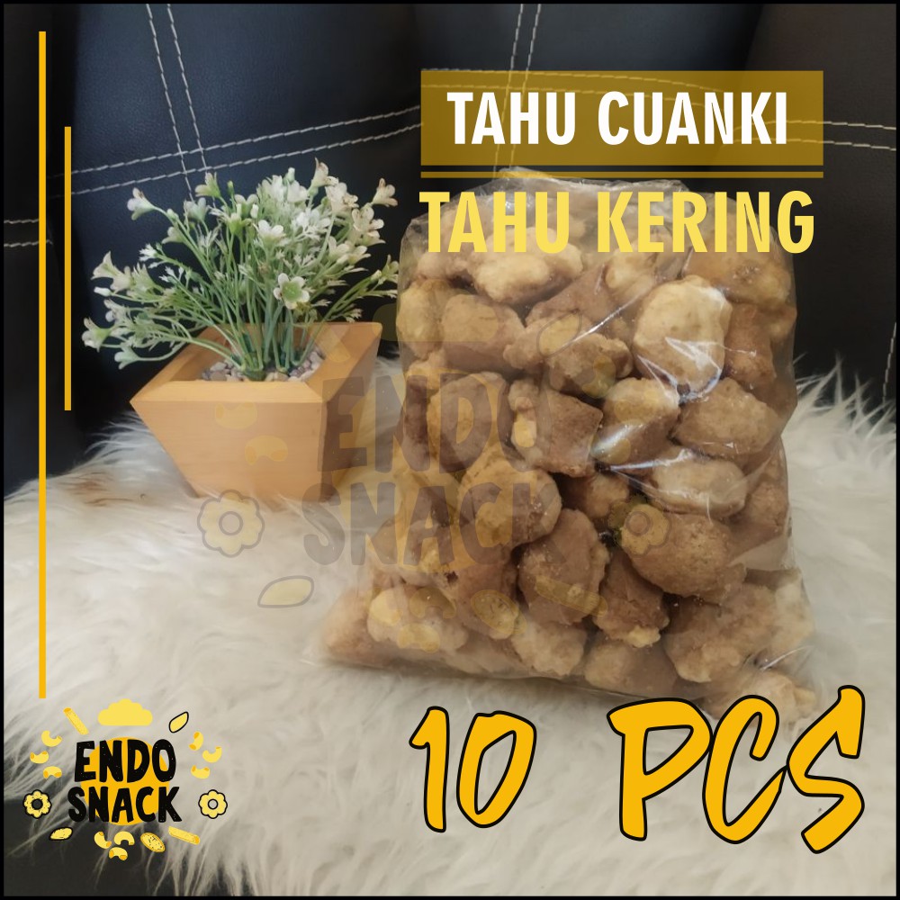 10Pcs Tahu Cuanki Siomay Tahu Pelengkap Baso Aci, Seblak, dan Cuanki