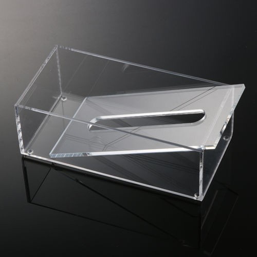 Box Tissue Akrilik Kotak Tisu Clear Acrylic Tempat Tissue Premium