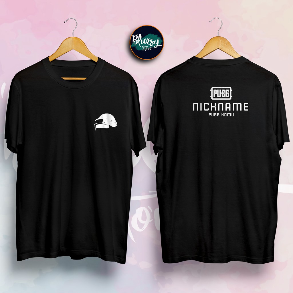 Baju Kaos PUBG / PUBG Mobile NICKNAME ID NAME Request Kaos E-Sports