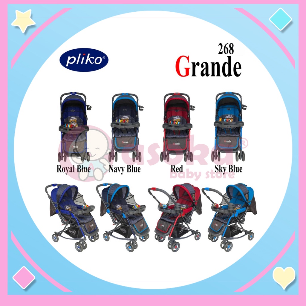 Stroller Bayi Pliko Grande 268 - Kereta Dorong Bayi ASOKA