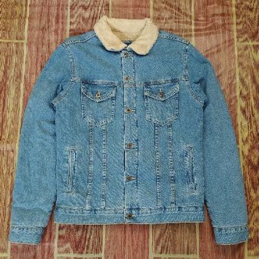 jacket denim zara man bekas second preloved