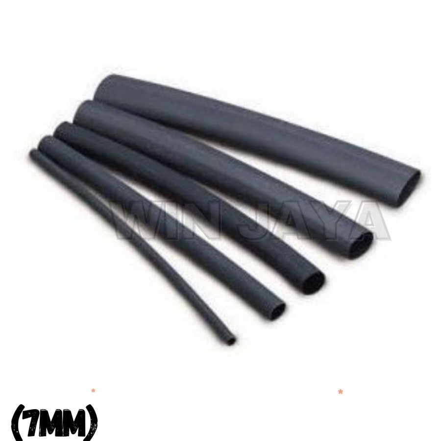 ISOLASI BAKAR PERMETER SELONGSONG KABEL 7mm HEAT SHRINK SELANG BAKAR