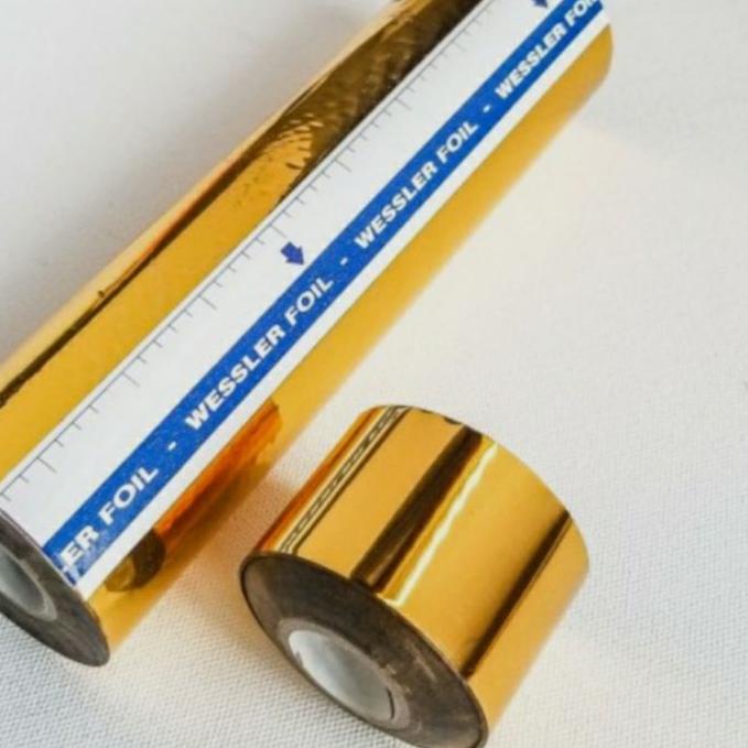 【COD】 prada foil / prada foil emas & silver (10 Meter) / wessler foil / prada / plastik foil / plast