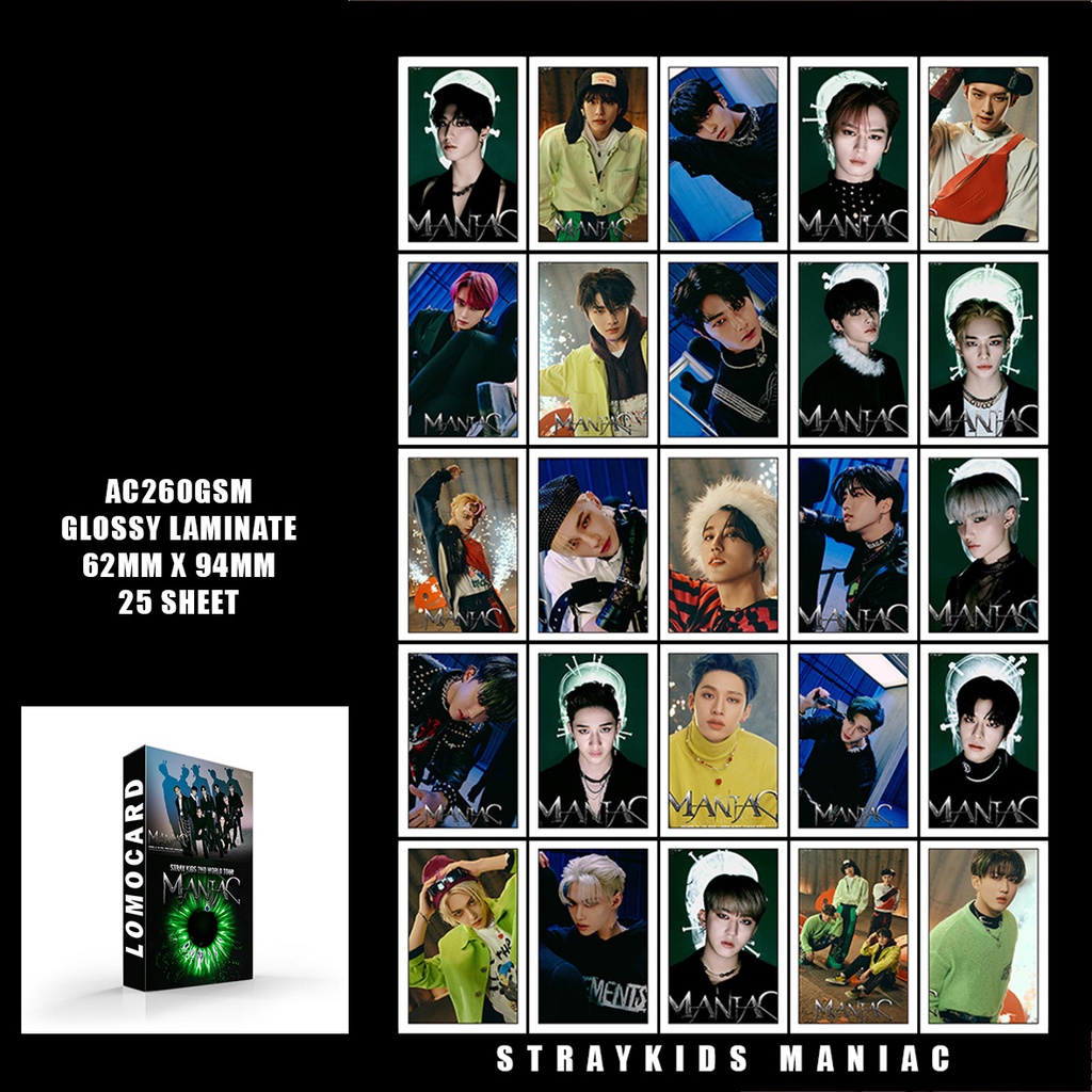 LOMO CARD STRAYKIDS MANIAC 2022