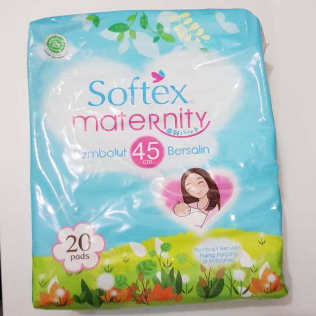 SOFTEX Maternity Pembalut Bersalin 45 cm 20 s Pembalut Ibu Melahirkan Softex Maternity (isi 20 Pads / 10 Pads)